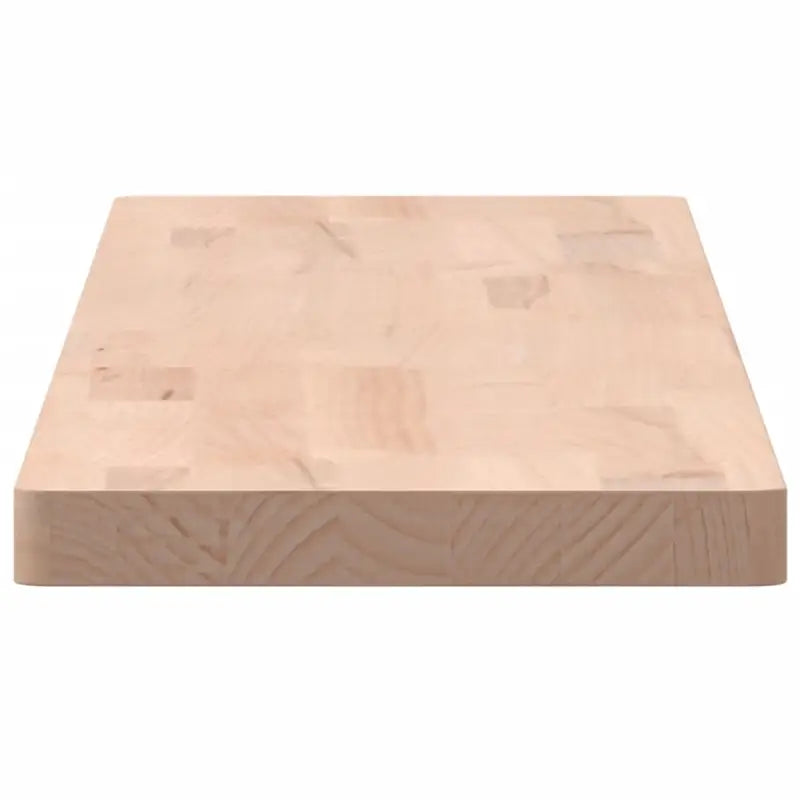 Wandplanken van massief beukenhout voor eenvoudige schoon en opbergruimte - Naturel / 100 x 20 x 2.5 cm / 1