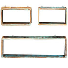 Wandplanken van massief gerecycled hout voor praktische en decoratieve ruimtebesparing - Wandplanken