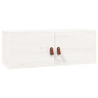 Wandplanken van massief grenenhout met een rustieke uitstraling - Wit / 2 / 1 - Wandplanken