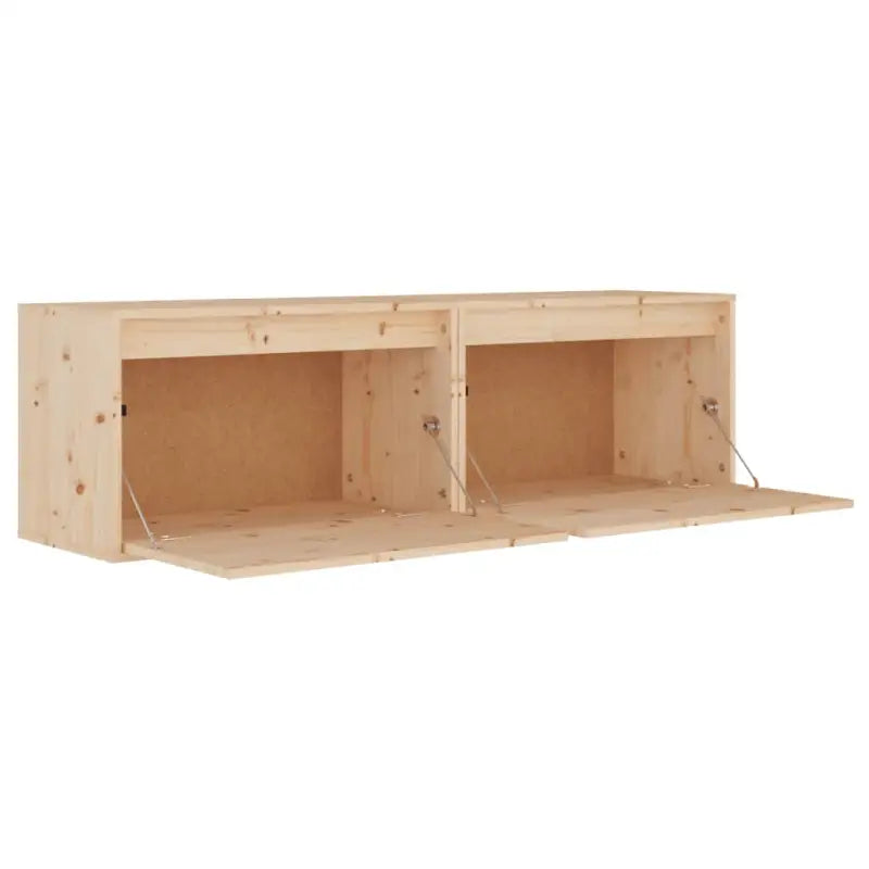 Wandplanken van massief grenenhout voor interieur en TV-meubel - Wandplanken