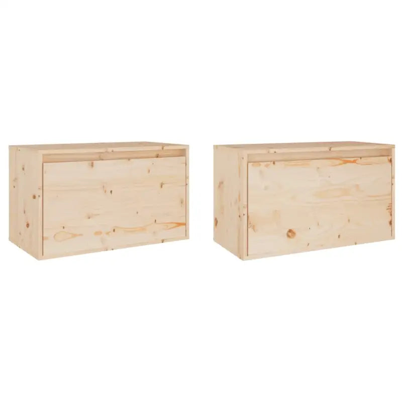 Wandplanken van massief grenenhout voor interieur en TV-meubel - Wandplanken