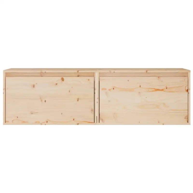 Wandplanken van massief grenenhout voor interieur en TV-meubel - Wandplanken