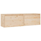 Wandplanken van massief grenenhout voor interieur en TV-meubel - Wandplanken