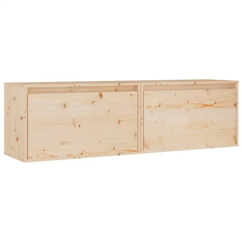 Wandplanken van massief grenenhout voor interieur en TV-meubel - Wandplanken