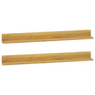 Wandplanken van massief teakhout voor extra opbergruimte in elke kamer - 110 x 10 x 10 cm / 1 - Wandplanken