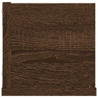 Wandplanken voor bewerkt hout opslag van cd’s en dvd’s - bruin eikenkleur / 1 - Wandplanken