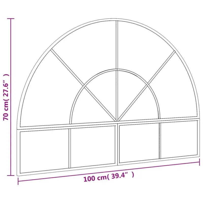Wandspiegel met duidelijke weerspiegeling en minimalistisch design - Spiegels