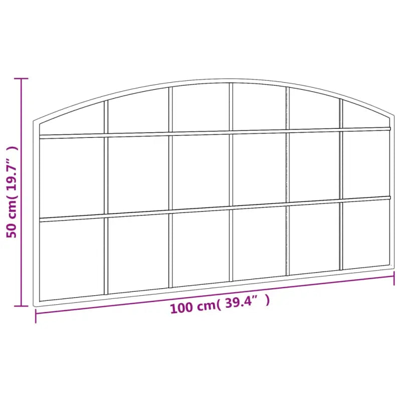 Wandspiegel met duidelijke weerspiegeling voor een minimalistisch interieur - Spiegels