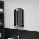 Wandspiegel met schap van gehard glas voor badkamer of woonkamer - Spiegels