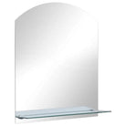 Wandspiegel met schap van gehard glas voor badkamer of woonkamer - Spiegels