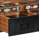 Wandtafel van massief gerecycled hout voor praktische opbergruimte - Consoletafels