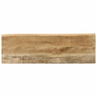 Wandtafel van massief mangohout met natuurlijke rand en vorm - Consoletafels