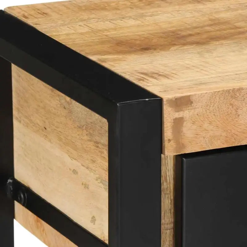 Wandtafel van massief ruw mangohout voor woonkamer en gang - Consoletafels