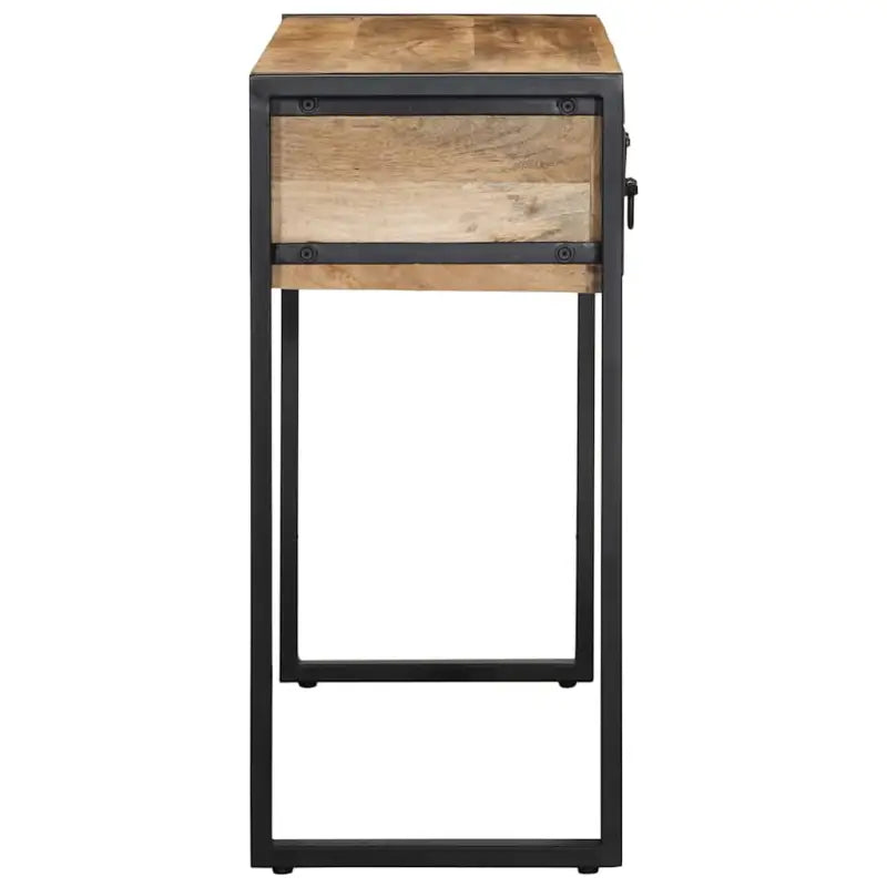 Wandtafel van massief ruw mangohout voor woonkamer en gang - Consoletafels