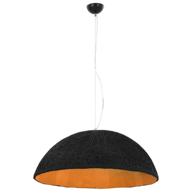Warme sfeer met unieke hanglamp van kraftpapieren draad - Lampen