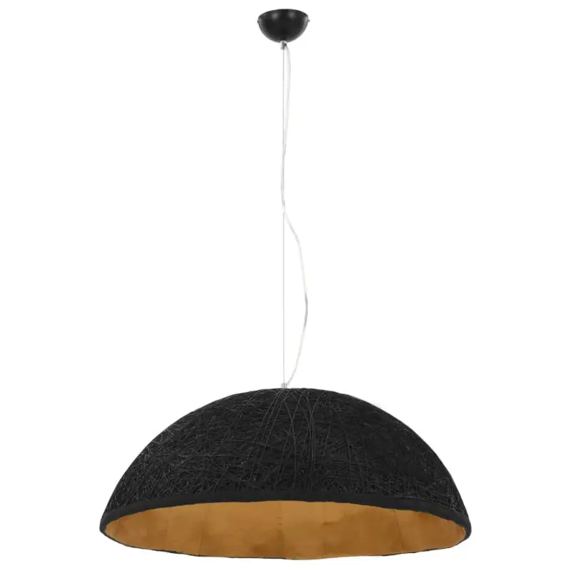 Warme sfeer met unieke hanglamp van kraftpapieren draad - Lampen