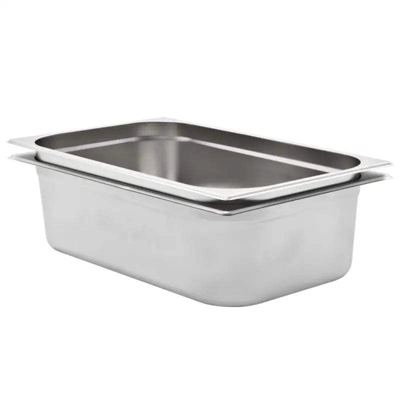 Warmhoudschalen van roestvrij staal inclusief levering bevat - 530 x 325 x 150 mm - Warmhoudschalen