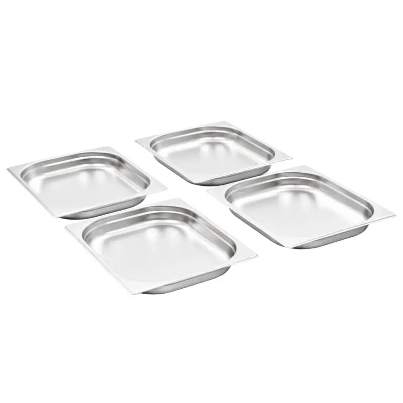 Warmhoudschalen van roestvrij staal voor in de horeca levering bevat - Warmhoudschalen