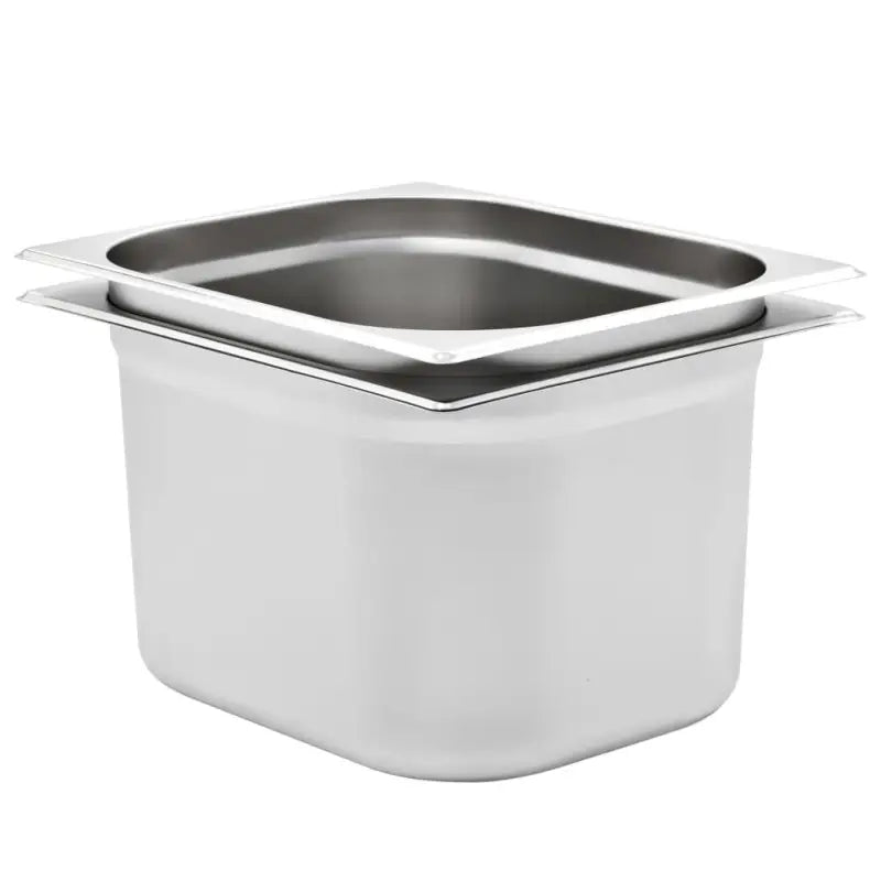 Warmhoudschalen van roestvrij staal voor in de horeca levering bevat - 325 x 265 x 200 mm - Warmhoudschalen