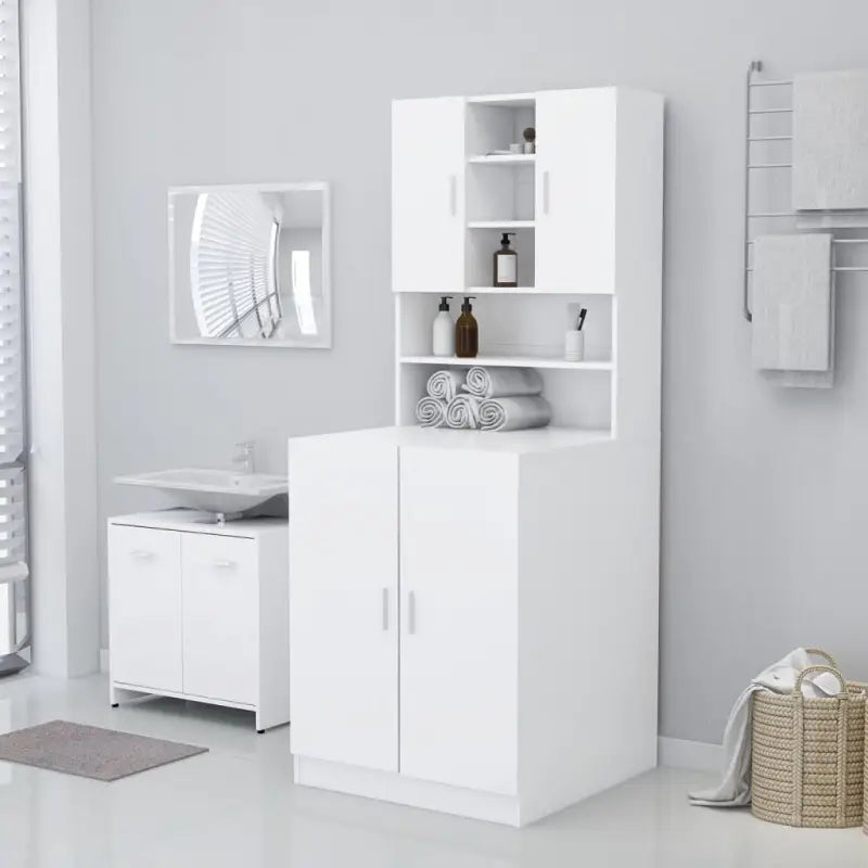 Wasmachinekast voor extra opbergruimte in badkamer of wasruimte - Accessoires voor wasmachines & drogers