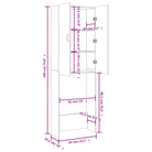 Wasmachinekast voor extra opbergruimte in de badkamer - Accessoires voor wasmachines & drogers