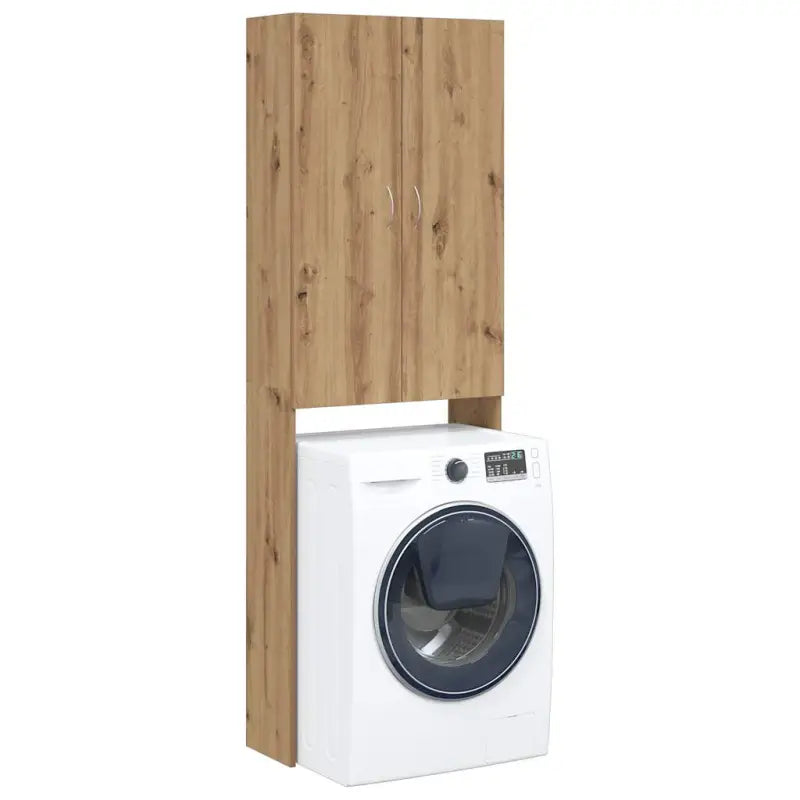 Wasmachinekast voor extra opbergruimte in de badkamer - artisanaal eikenkleurig - Accessoires voor wasmachines & drogers
