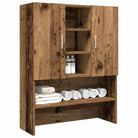 Wasmachinekast voor extra opbergruimte in de badkamer - Oud hout - Accessoires voor wasmachines & drogers
