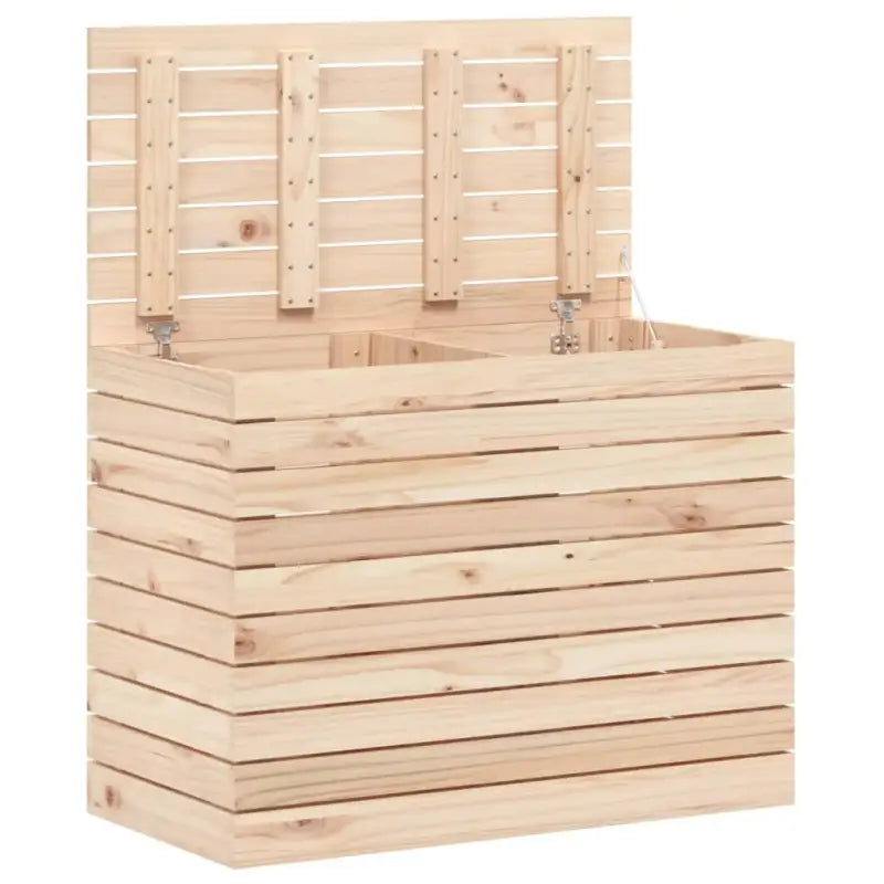 Wasmand biedt stijlvolle opbergruimte van massief grenenhout - Naturel / 88.5 x 44 x 66 cm / 1 - Wasmanden