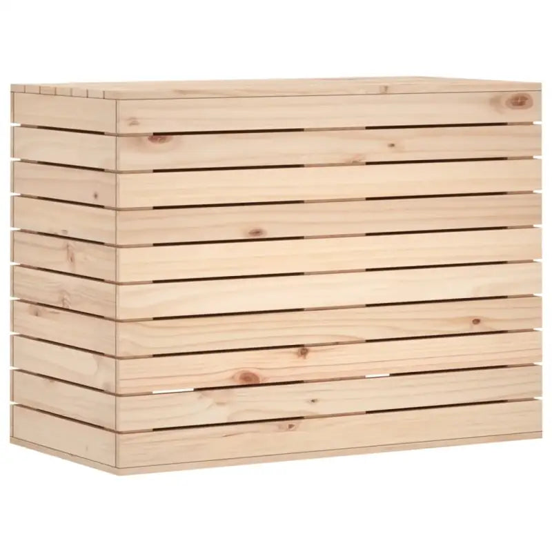 Wasmand biedt stijlvolle opbergruimte van massief grenenhout - Naturel / 88.5 x 44 x 66 cm / 1 - Wasmanden