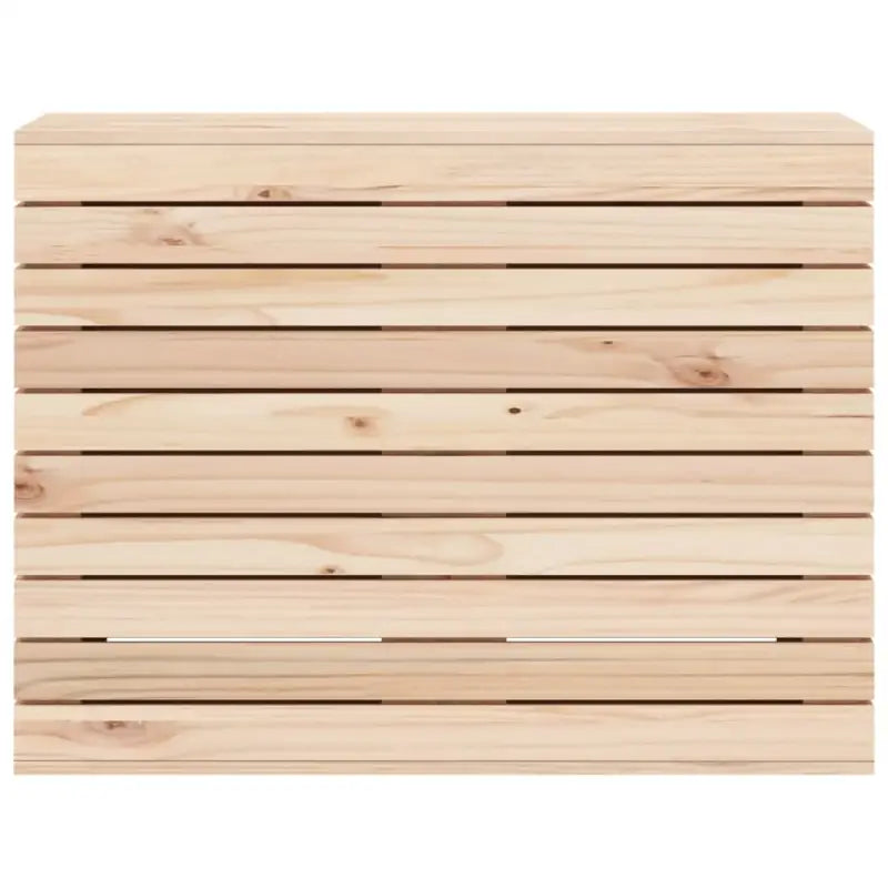 Wasmand biedt stijlvolle opbergruimte van massief grenenhout - Naturel / 88.5 x 44 x 66 cm / 1 - Wasmanden