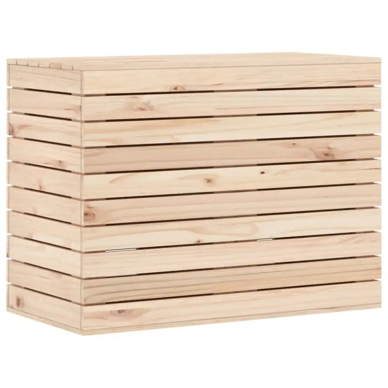 Wasmand biedt stijlvolle opbergruimte van massief grenenhout - Naturel / 88.5 x 44 x 66 cm / 1 - Wasmanden