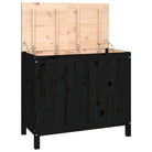 Wasmand van massief grenenhout met houten poten en hydraulische gaslift - Wasmanden