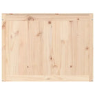 Wasmand van massief grenenhout met hydraulische gaslift voor badkamer - Naturel / 88.5 x 44 x 66 cm / 1 - Wasmanden