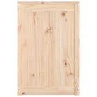 Wasmand van massief grenenhout met hydraulische gaslift voor badkamer - Naturel / 88.5 x 44 x 66 cm / 1 - Wasmanden