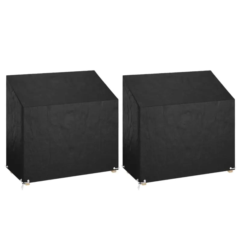 Water- en uv-bestendige tuinmeubelhoezen voor bankjes - 130 x 70 x 70/88 cm / 2 - Tuinmeubelhoezen