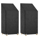 Water- en uv-bestendige tuinstoelhoezen voor beschermend tuinmeubilair - 65 x 65 x 110/150 cm / 2 - Tuinmeubelhoezen