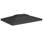Waterdichte doeken voor partytenten en prieeltjes - Zwart / 3 x 4 m / 1 - Doeken voor partytenten & prieeltjes