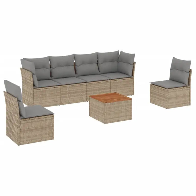 Waterdichte tas en gemengd beige materiaal voor comfortabele tuinsets - Tuinsets