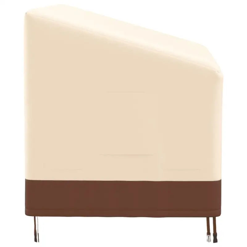 Waterdichte tuinhuishoes voor 3-zitsbank van 600d oxford stof - 159 x 84 x 56/81 cm / 1 - Tuinmeubelhoezen