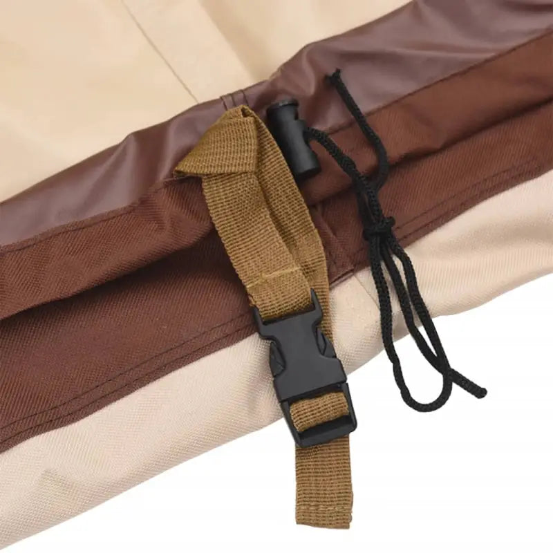 Waterdichte tuinhuishoes voor 3-zitsbank van 600d oxford stof - 159 x 84 x 56/81 cm / 1 - Tuinmeubelhoezen