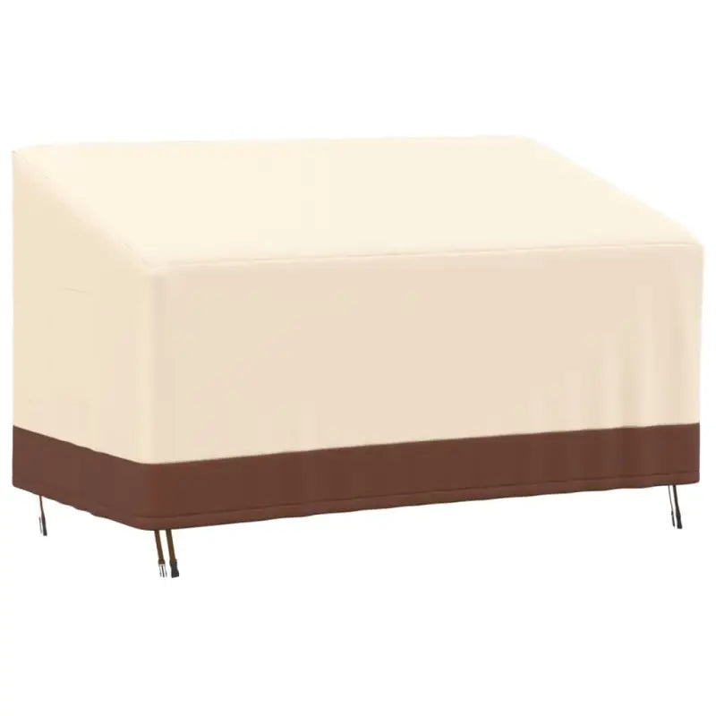 Waterdichte tuinhuishoes voor 3-zitsbank van 600d oxford stof - 159 x 84 x 56/81 cm / 1 - Tuinmeubelhoezen