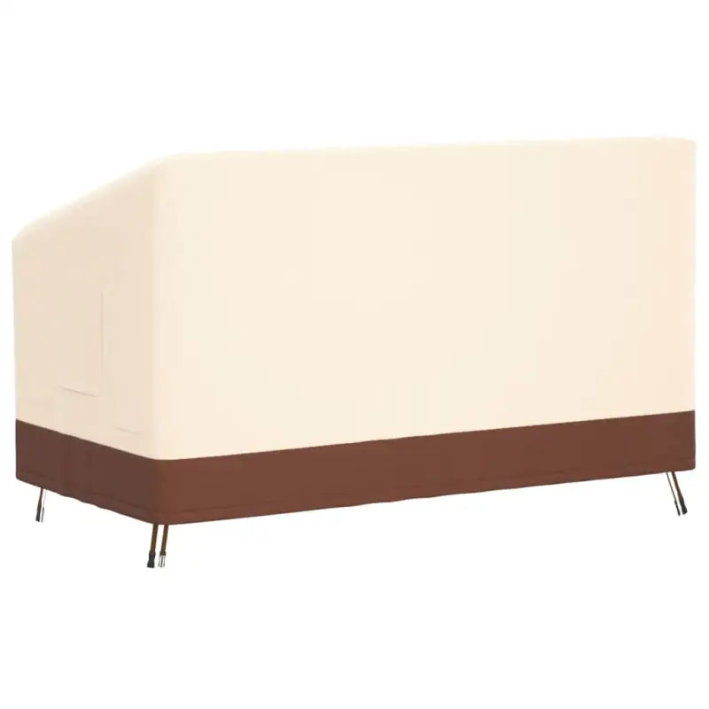 Waterdichte tuinhuishoes voor 3-zitsbank van 600d oxford stof - 159 x 84 x 56/81 cm / 1 - Tuinmeubelhoezen