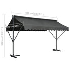 Waterdichte vrijestaande parasol voor tuin en terras - Parasols en zonneschermen