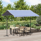 Waterdichte vrijestaande parasol voor tuin en terras - Wit / 3 x 3 m / 1 - Parasols en zonneschermen