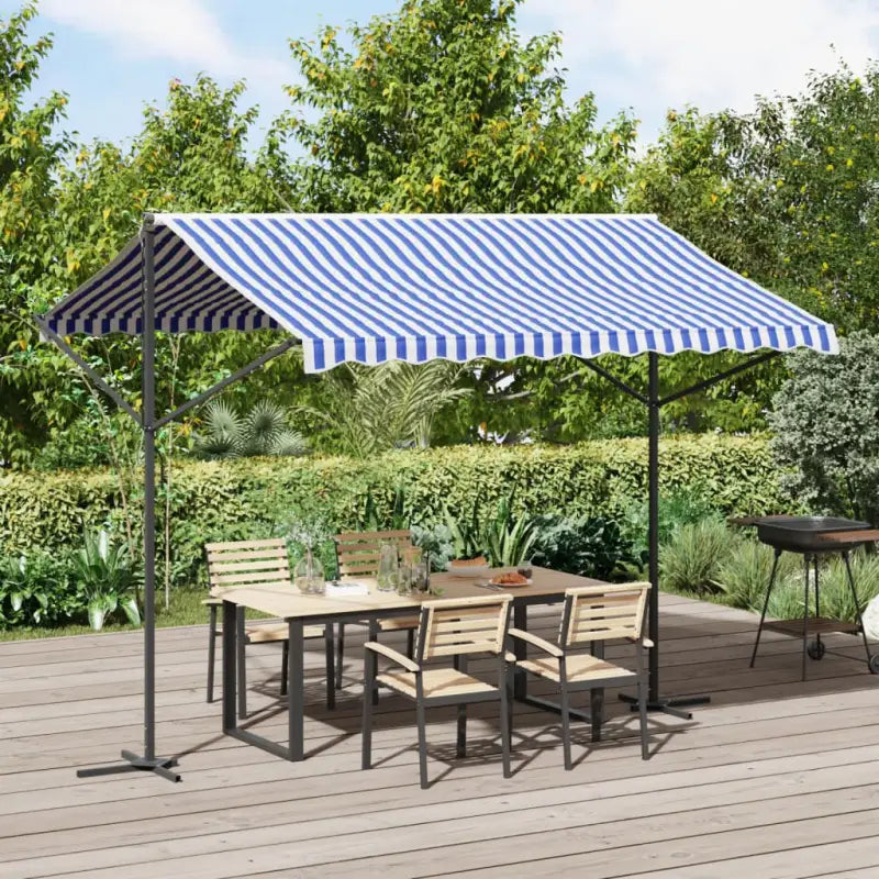 Waterdichte vrijestaande parasol voor tuin en terras - Wit / 3 x 3 m / 1 - Parasols en zonneschermen