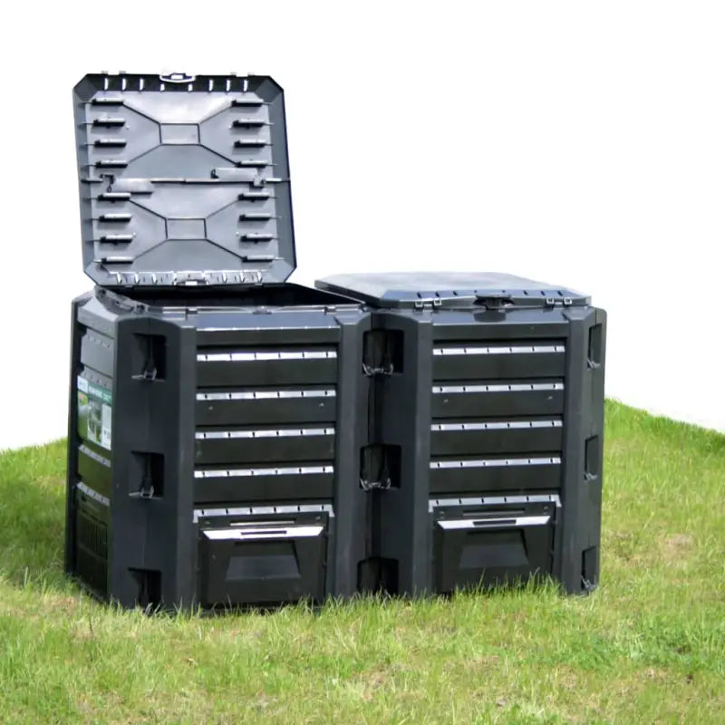 Weerbestendige compostbak voor tuin en keukenafval - 1200 l / 1 - Compostbakken