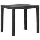 Weerbestendige kunststof tuintafel voor buitengebruik - Grijs / 1 - Tuintafels