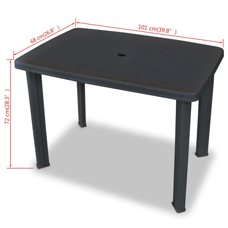 Weerbestendige kunststof tuintafel voor buitengebruik - Tuintafels