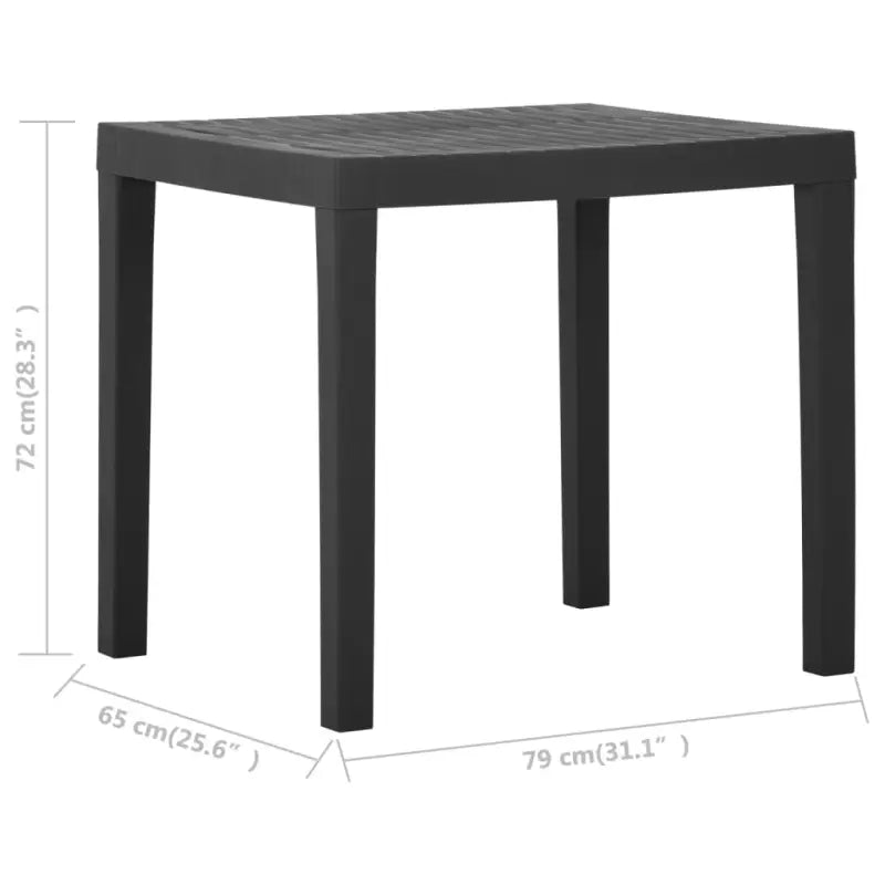 Weerbestendige kunststof tuintafel voor buitengebruik - Tuintafels