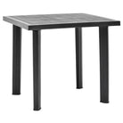 Weerbestendige Tuin Tafel van Duurzaam Kunststof - Antraciet / 1 - Tuintafels